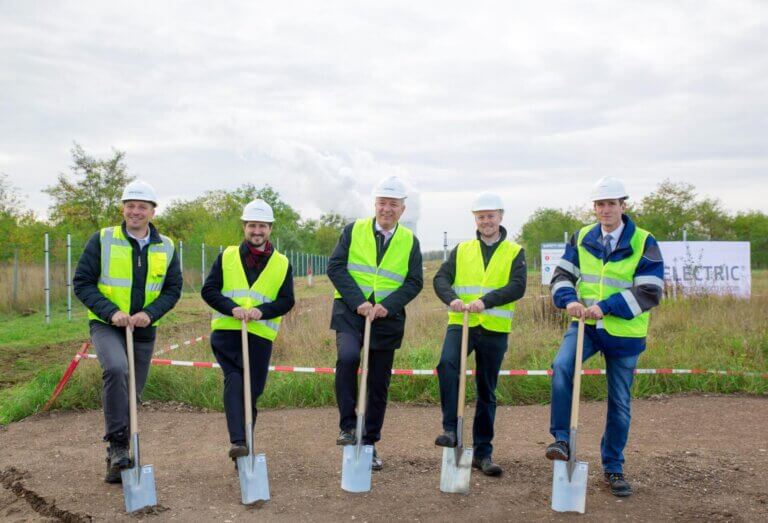 Groundbreaking for the Boehlen solar farm