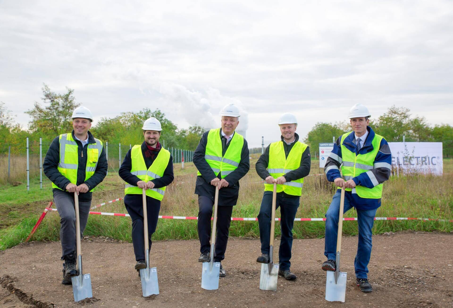 Groundbreaking for the Boehlen solar farm