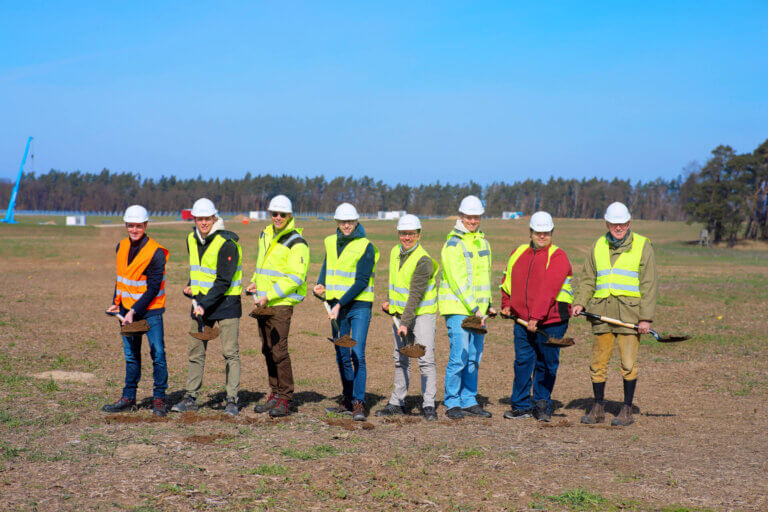 Groundbreaking for the Borrentin solar farm