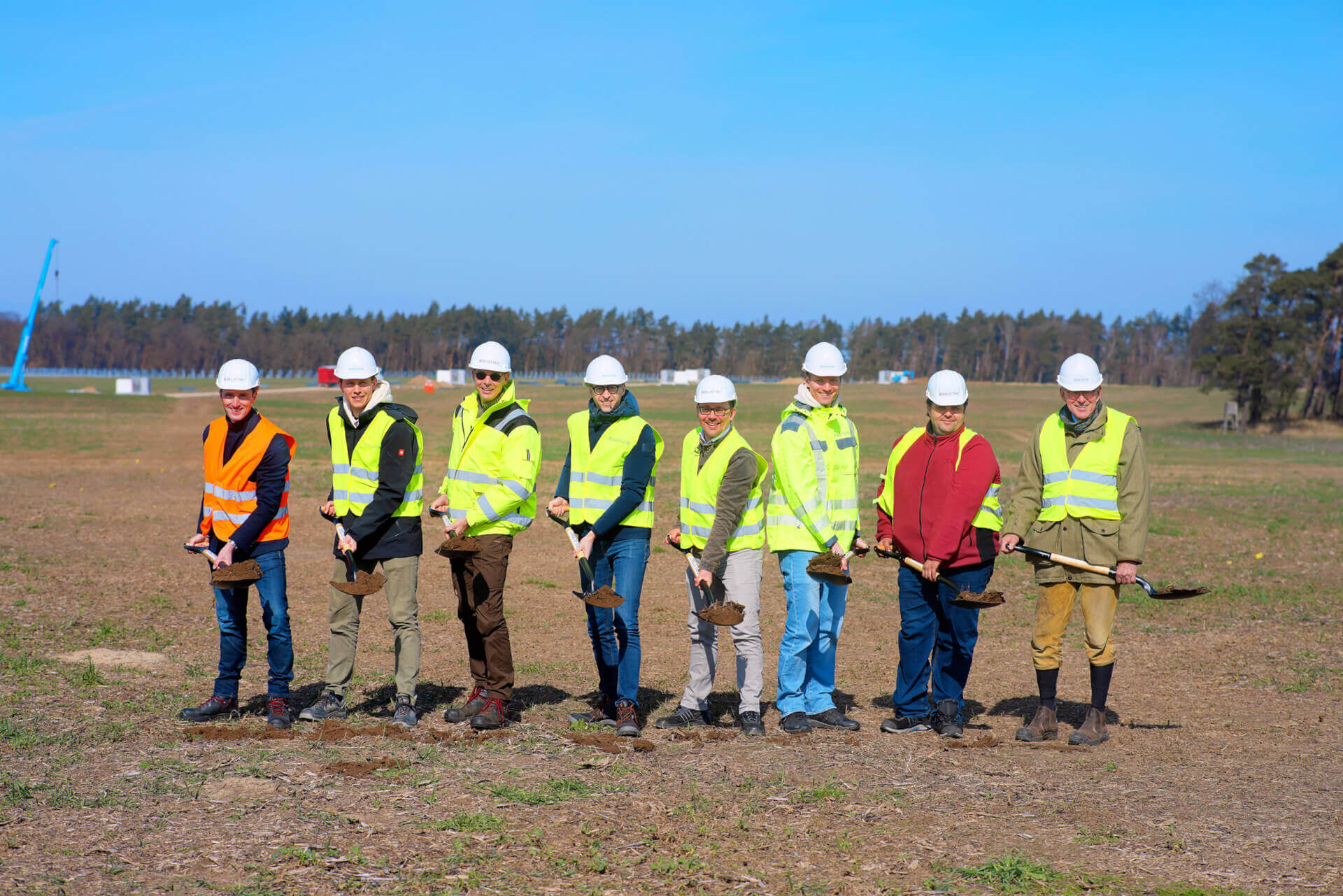 Groundbreaking for the Borrentin solar farm