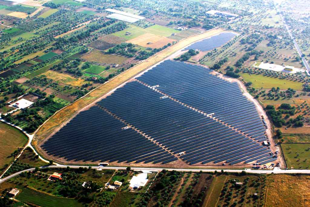 Image of PV project in Italy from above