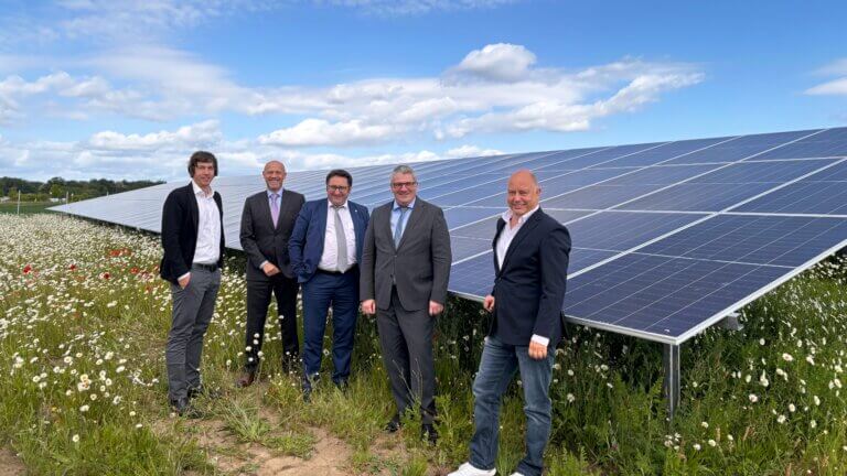 Picture from the visit of the State Secretary at the Bavarian State Ministry of Economic Affairs, Regional Development, and Energy