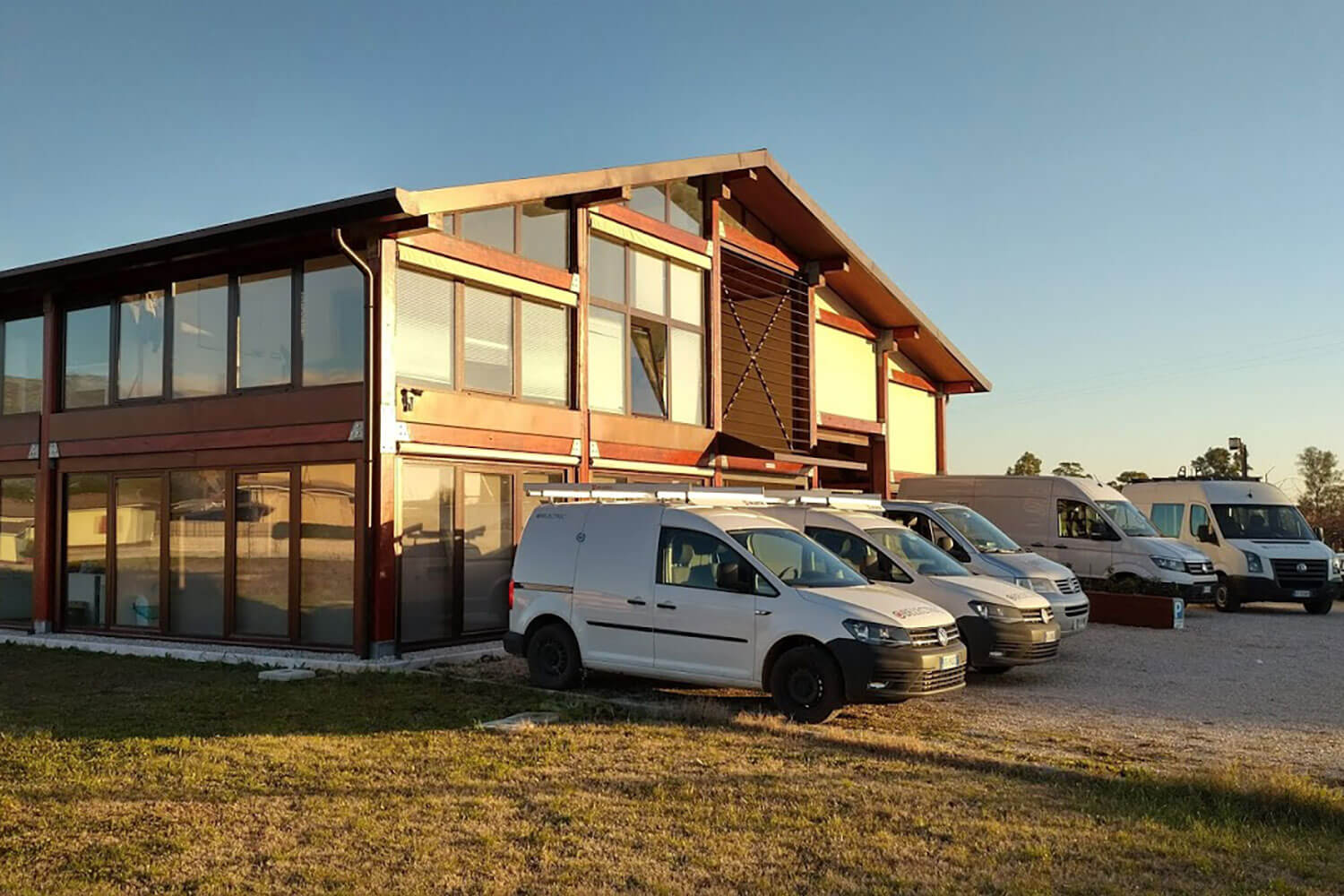 BELECTRIC's office in Latina, Italy, seen from the outside